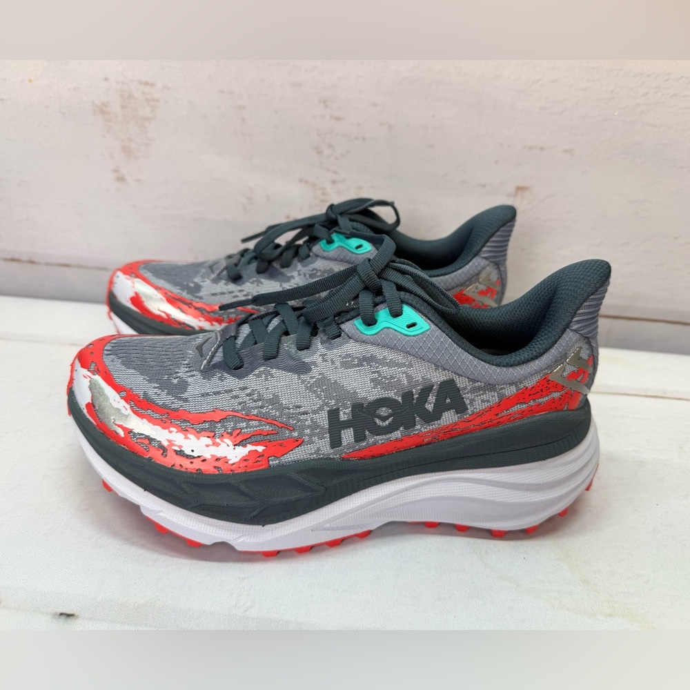 Hoka Stinson 7 Womens Size 7B Running Shoes Max Cushion Trail Sneakers NWOB